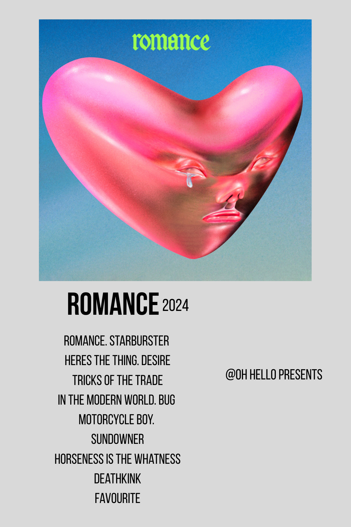 Fontaines DC Romance album Cover